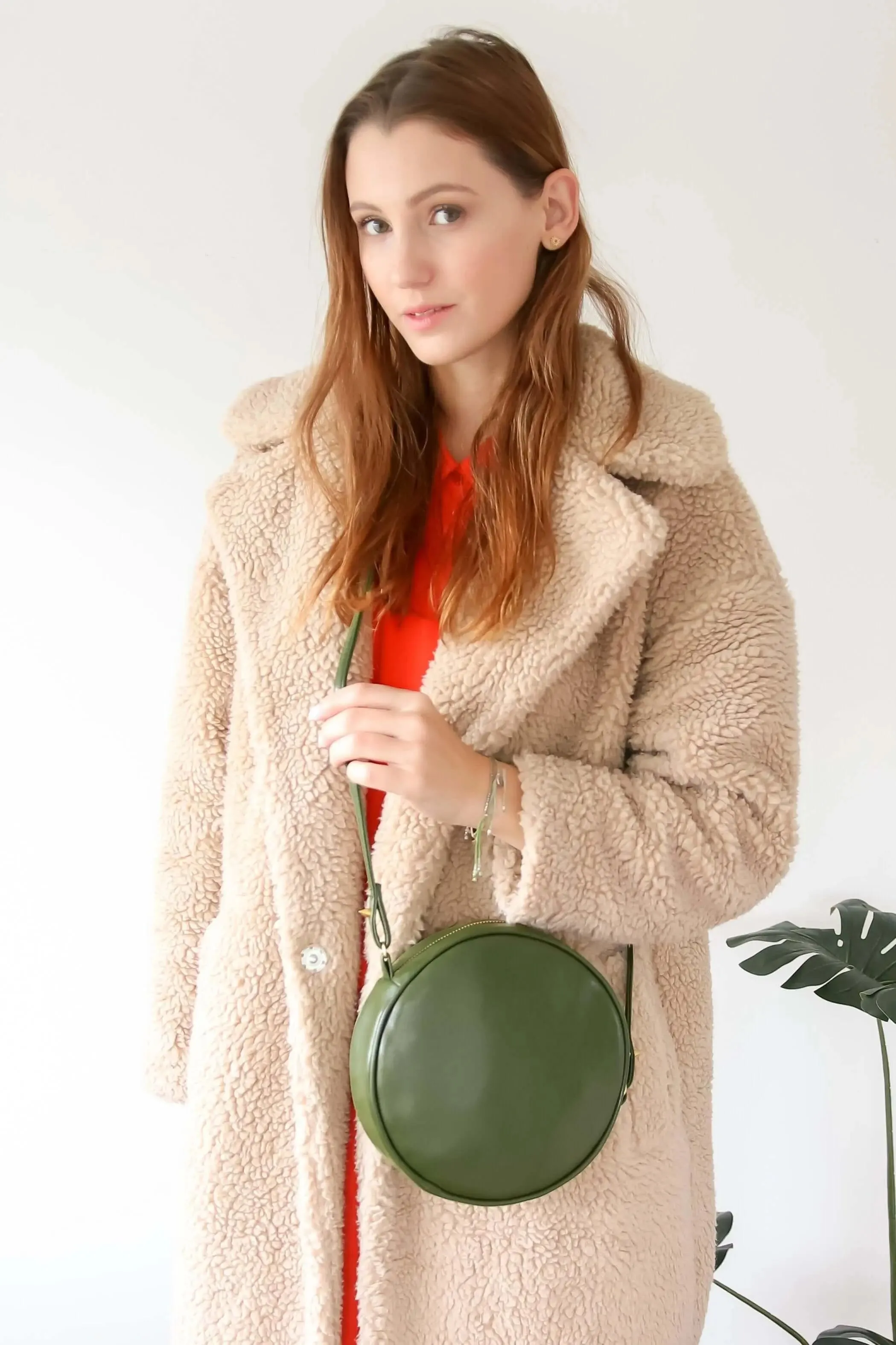 Sevigne - Vegan Cactus Leather Crossbody Bag