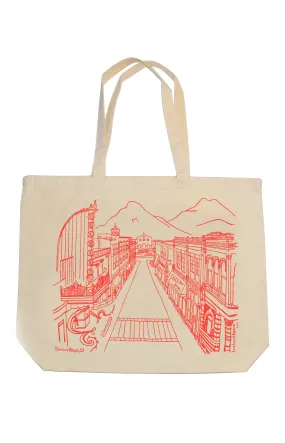 SLO Monterey St Jumbo Tote Bag