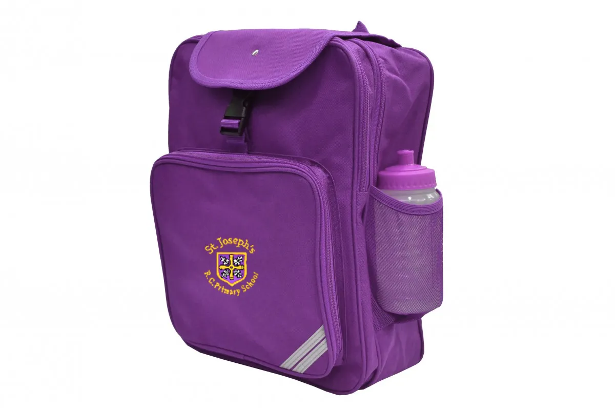 St Joseph's Catholic Primary School - Sunderland Purple Junior Backpack