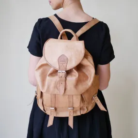 Tan Leather Rucksack