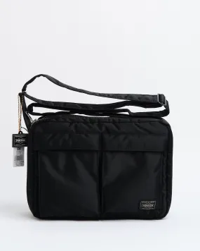 TANKER SHOULDER BAG (L) BLACK