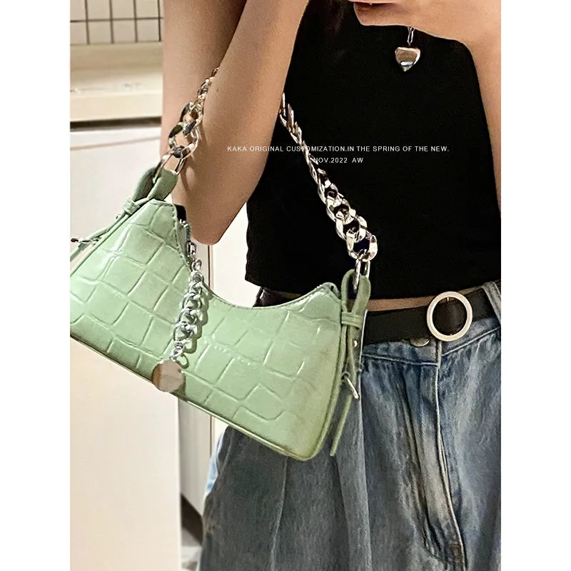 Women's Ins Bag Special-Interest Design Alligator Print Handbag